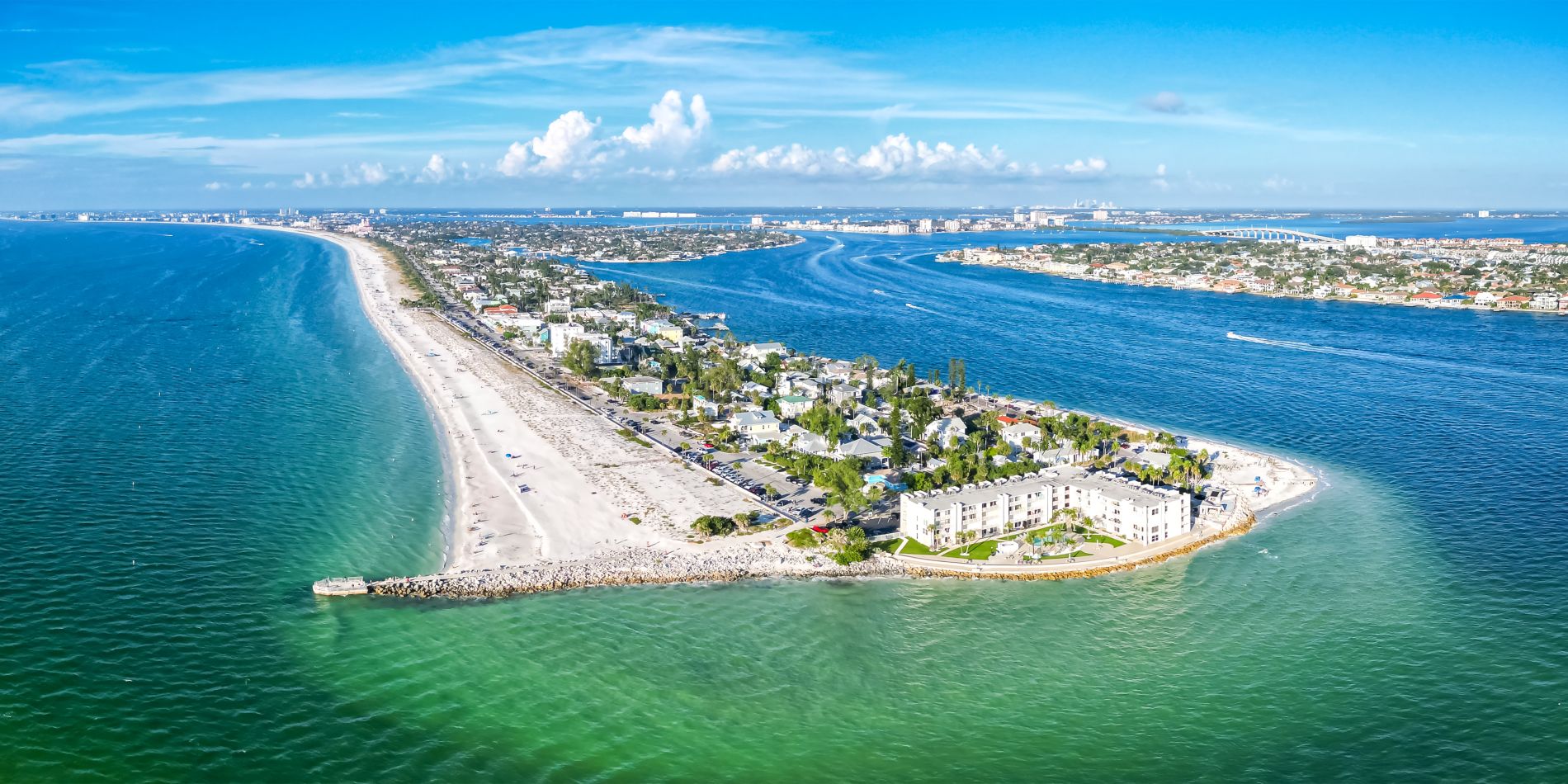beach aerial view